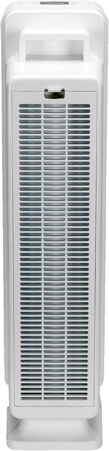 image:imageGermGuardian Air Purifier for Home with HEPA Pure Filter for Wildfire Smoke Pet Dander Pollen Odors Large Rooms Up To 870 Sq Ft Removes 9997 Pollutants UVC Light 28 AC5350B BlackWhite