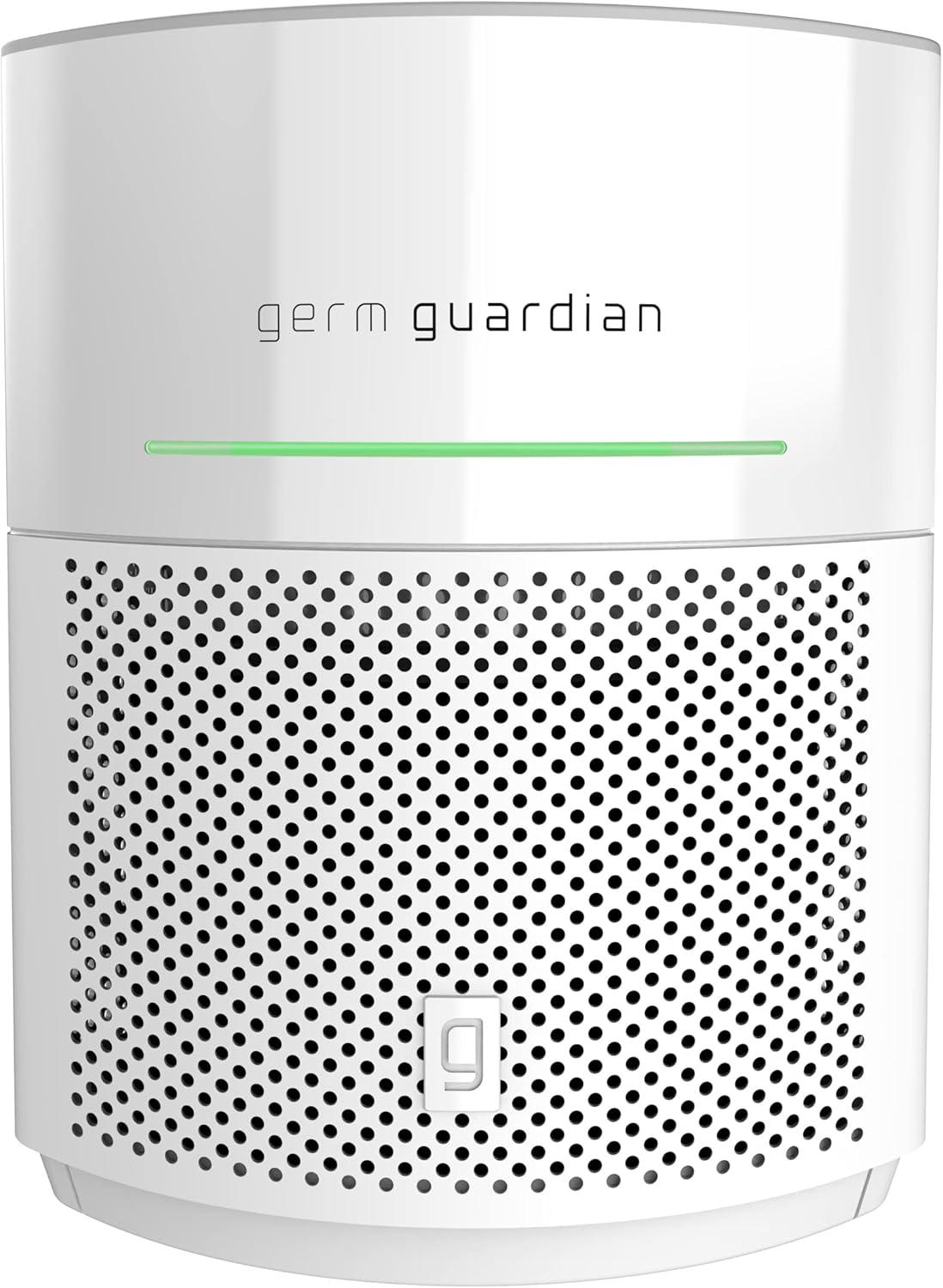 image:imageGermGuardian Airsafe HEPA Air Purifier for Home Large Rooms Up To 1043 Sq Ft with HEPA Air Filter UVC Light amp Air Quality Sensor AC3000B BlackAirsafe Intelligent Air Purifier with UVC light White