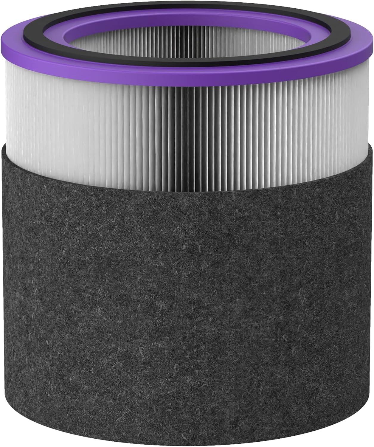 image:imageGermGuardian Filter V HEPA Pure Genuine Air Purifier Replacement Filter Removes 9997 of Pollutants Wildfire Smoke Odors for Models AC3000W AC3000B AC3050 AP3151 AC151 BlackYellow FLT151FLT151PT