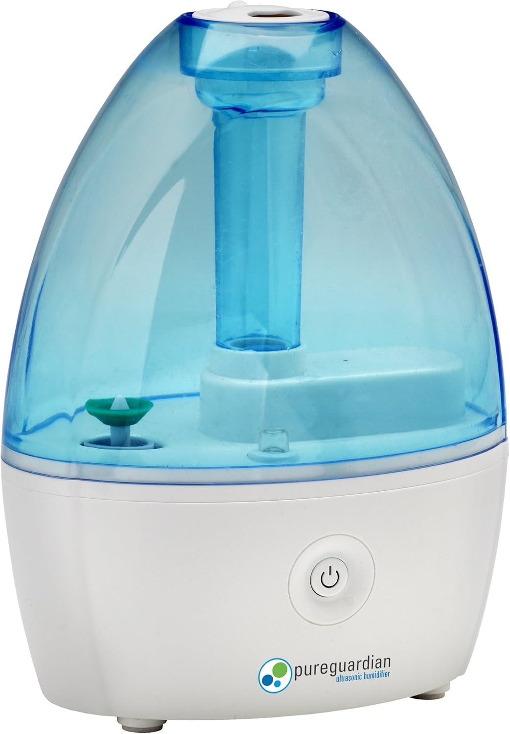 image:imagePure Guardian H910BL Ultrasonic Cool Mist Humidifier 14 Hrs Run Time 210 Sq Ft Coverage Small Rooms Quiet Filter Free1 Count Pack of 2