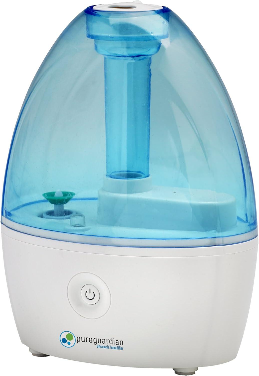 image:imagePure Guardian H910BL Ultrasonic Cool Mist Humidifier 14 Hrs Run Time 210 Sq Ft Coverage Small Rooms Quiet Filter Free1 Count Pack of 2