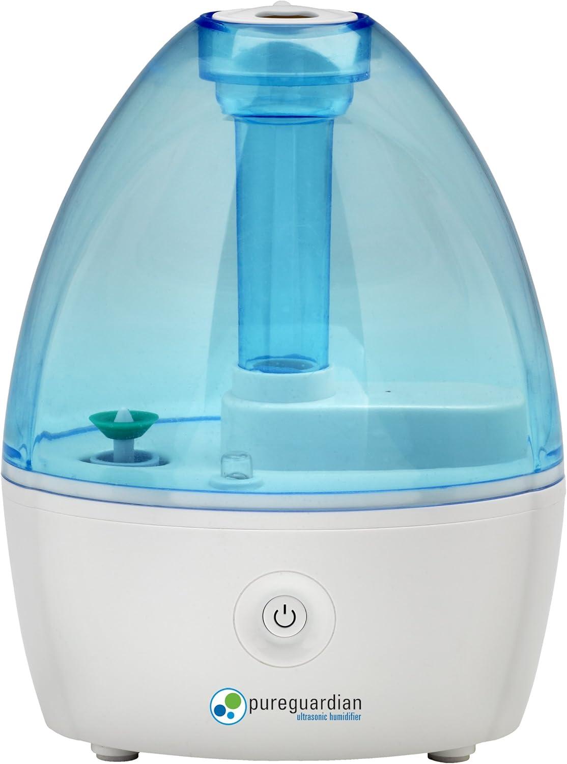image:imagePure Guardian H910BL Ultrasonic Cool Mist Humidifier 14 Hrs Run Time 210 Sq Ft Coverage Small Rooms Quiet Filter Free1 Count Pack of 2