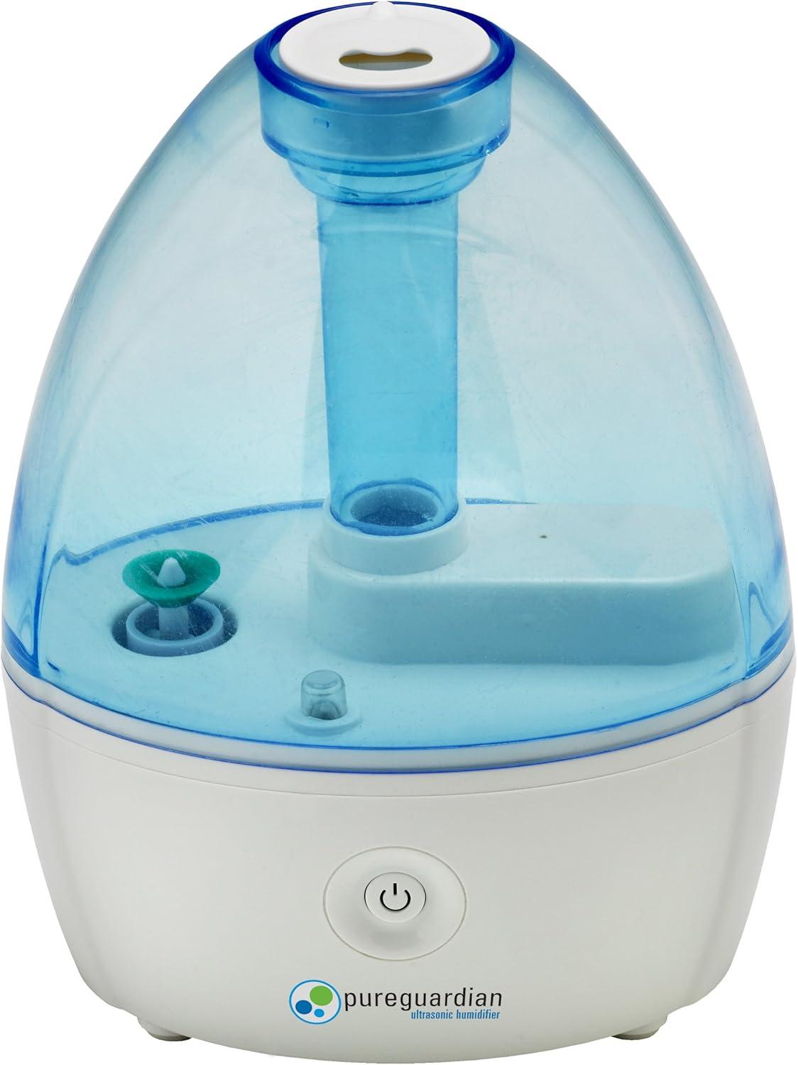 image:imagePure Guardian H910BL Ultrasonic Cool Mist Humidifier 14 Hrs Run Time 210 Sq Ft Coverage Small Rooms Quiet Filter Free1 Count Pack of 2