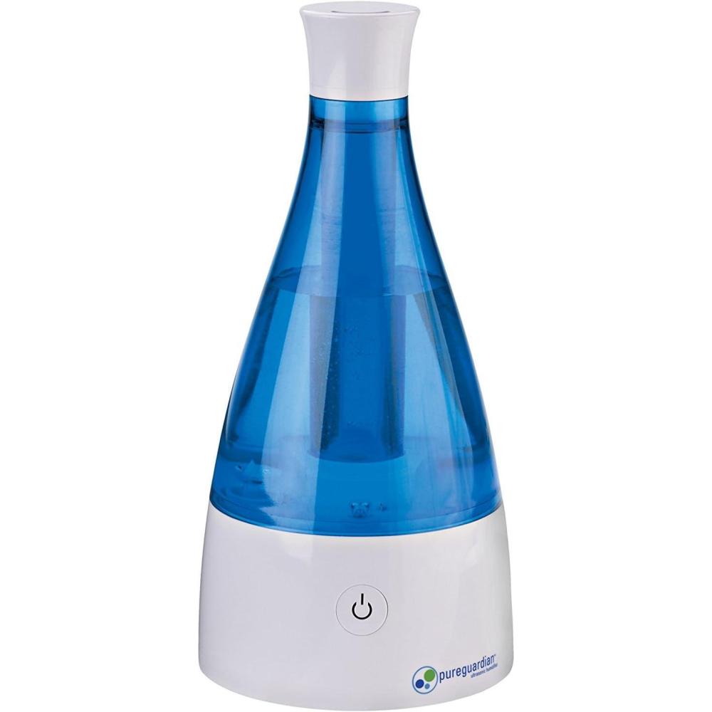 image:imagePureGuardian Ultrasonic Cool Mist Humidifier 10 Hrs Run Time 210 Sq Ft Coverage Small Rooms Quiet Filter Free H920BL1 Count Pack of 1