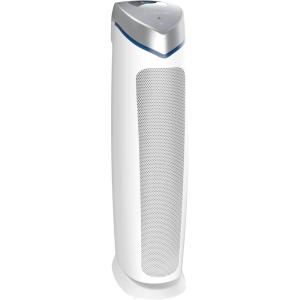 GermGuardian 5-In-1 HEPA Air Purifier for Home, Large Rooms Up To 915 Sq. Ft. with HEPA Pet Air Filter, UV-C Light & Odor Reduction, AC5250PT, 28″ Tower, Gray(AC5250WPT)