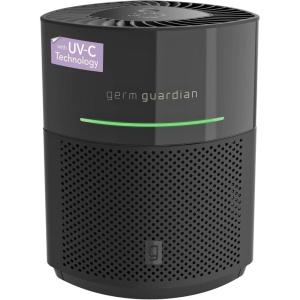 GermGuardian Airsafe+ HEPA Air Purifier for Home, Large Rooms Up To 1043 Sq. Ft. with HEPA Air Filter, UV-C Light & Air Quality Sensor, AC3000B, Black(Airsafe+ Intelligent Air Purifier with UV-C light – Black)