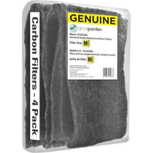 GermGuardian FLT47CB4 Genuine Carbon Filter Replacements for Germ Guadian AC4700BDLX Air Purifier, 4-Pack