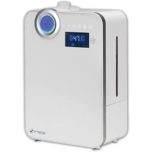 PureGuardian 10L Output per Day Ultrasonic Warm and Cool Mist Humidifier, Large Room, Home, Office, Easy Quiet Operation, Digital Display, Auto Humidistat, Timer, Auto Shut-Off, Pure Guardian H7550(Crystal White)