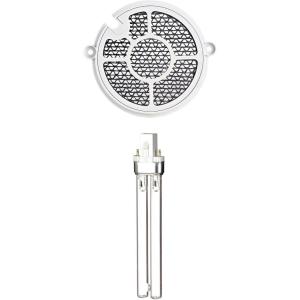 germguardian Guardian Technologies GermGuardian EV9LBL EV9LBL UV-C GENUINE Replacement Bulb and TiO2 Disc for UV-C Air Sanitizer, White(2 Piece Set)