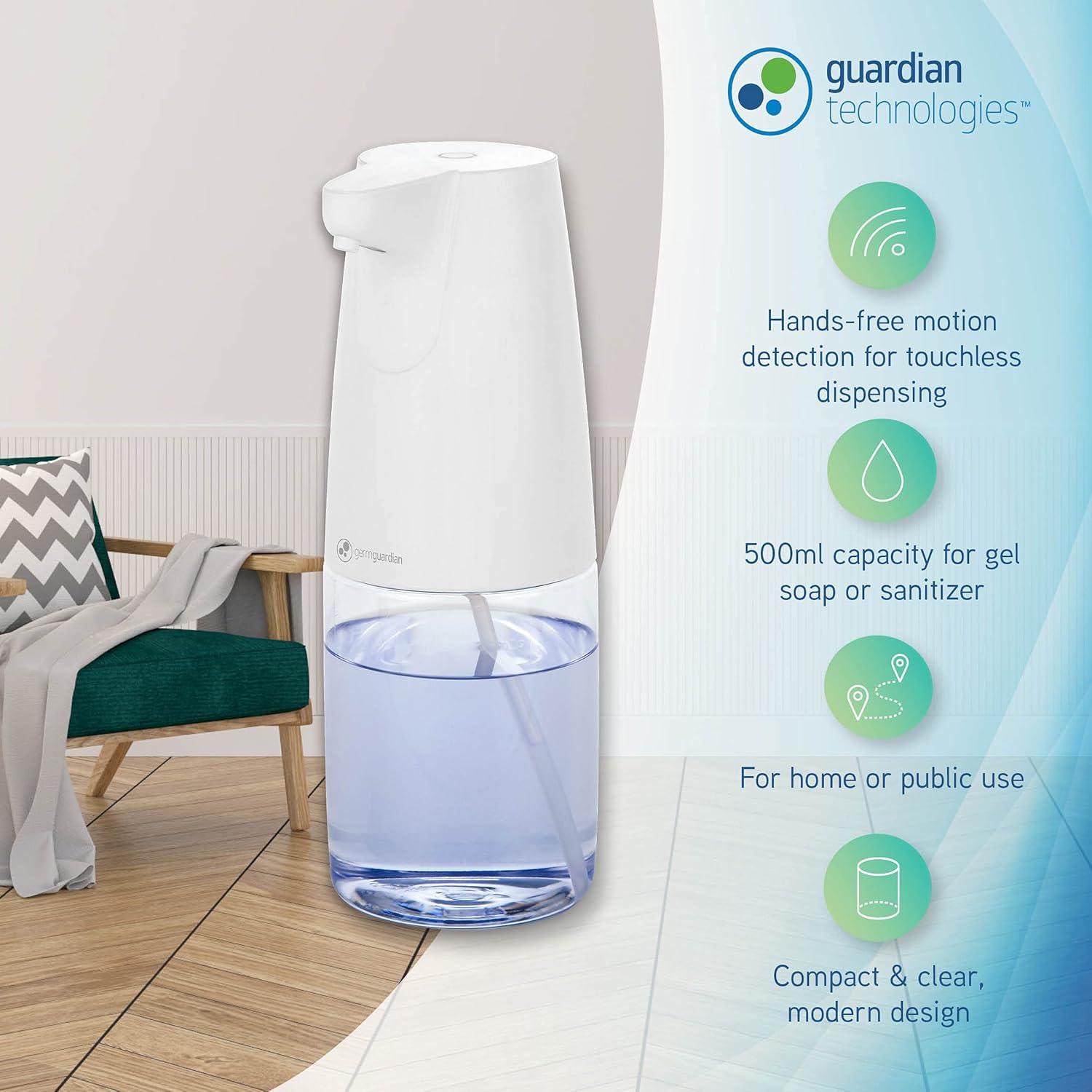 image:imageGermGuardian SD410 Automatic Hands Free Soap and Sanitizer Dispenser for Office School Home and More Large Capacity 500ml