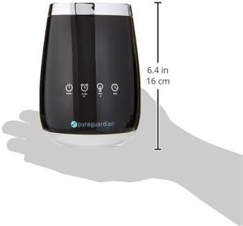 image:imagePureGuardian Diffuser for Essential Oils Ultrasonic Cool Mist Aromatherapy Creates Relaxing Environment Optional Night Light Alarm Clock Timer Up to 58 Hours SPA2601 Count Pack of 1