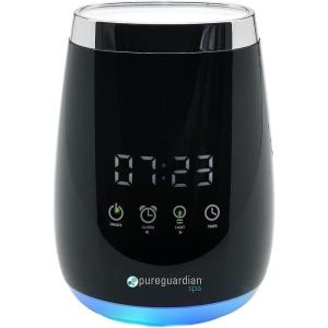 PureGuardian Diffuser for Essential Oils, Ultrasonic, Cool Mist, Aromatherapy Creates Relaxing Environment, Optional Night Light, Alarm Clock, Timer, Up to 5-8 Hours, SPA260(1 Count (Pack of 1))