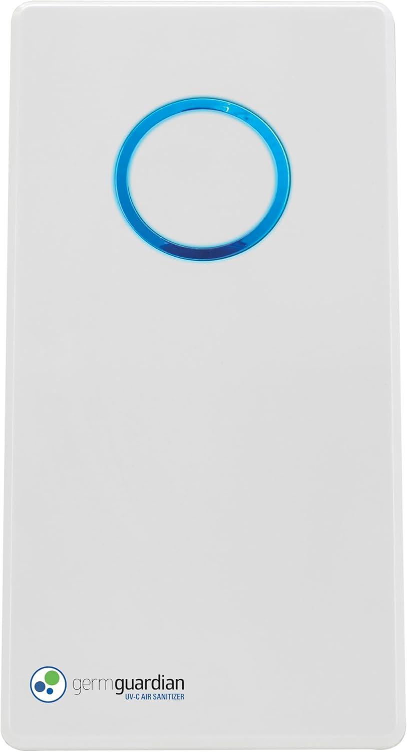 image:imageGerm Guardian GG1100B 7 Pluggable Small Air Purifier Small Room Wall Air Sanitizer Freshens Air UVC Light Kills Germs Reduces Odors From Pets Cooking Mold GermGuardian 1Yr Wty BlackWhite