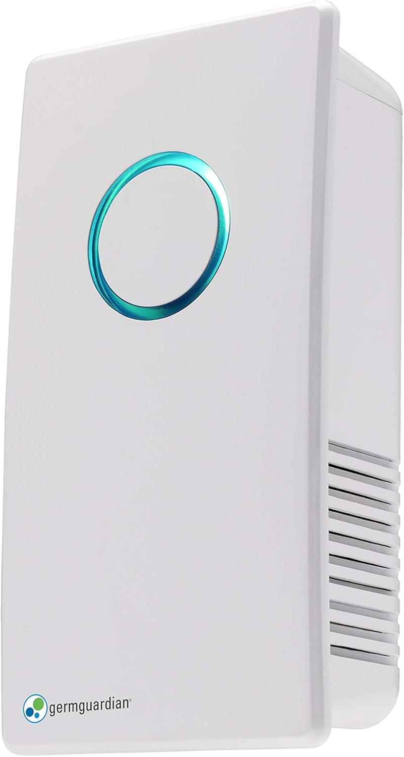 image:imageGerm Guardian GG1100B 7 Pluggable Small Air Purifier Small Room Wall Air Sanitizer Freshens Air UVC Light Kills Germs Reduces Odors From Pets Cooking Mold GermGuardian 1Yr Wty BlackWhite
