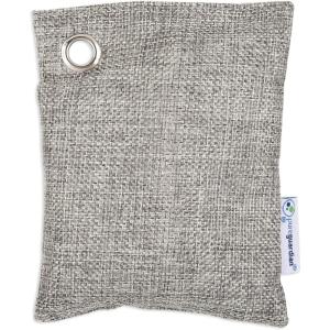 PureGuardian CB100 Bamboo Charcoal Air Purifying Bag, Eco-Friendly, Naturally Absorbs Odors, Excess Moisture and Pollutants, 100g, 4-Pack, Gray(CB100)