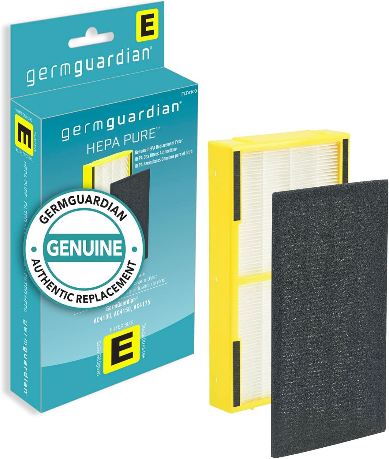 image:imageGerm Guardian FLT4100 True HEPA Genuine Air Purifier Replacement Filter E for GermGuardian AC4100 AC4150P AC4150BL and MoreTRUE