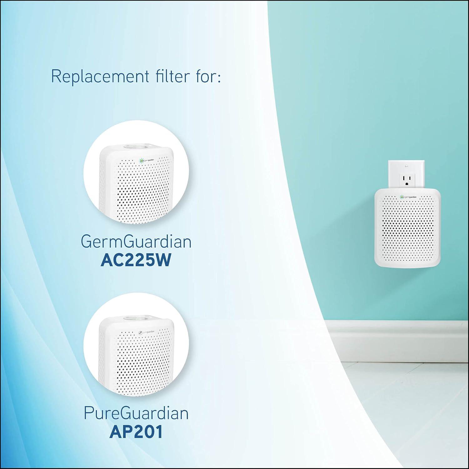 image:imageGermGuardian Filter Q Genuine Allergen Replacement Air Purifier Filter 4 Pack for Air Purifier Models AP201 and AC225 FLT200