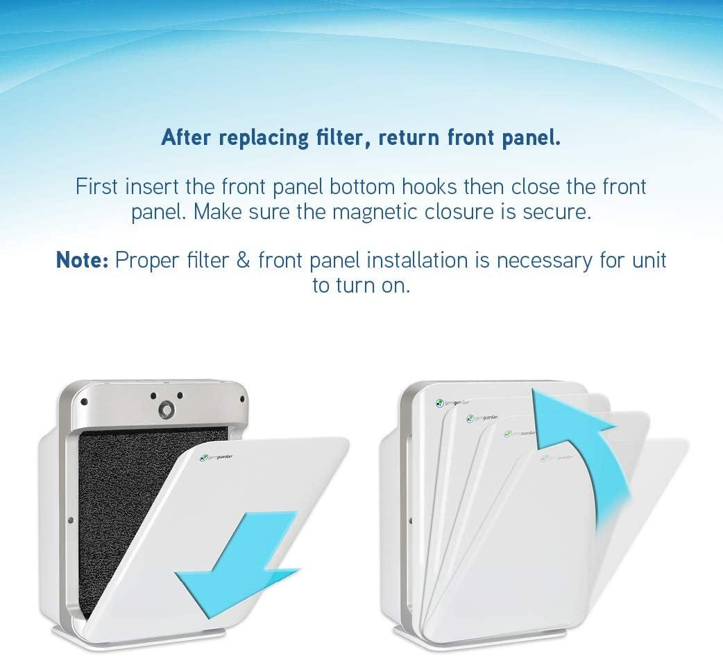 image:imageGermGuardian Genuine Carbon Filter Replacements for FLT5900 HEPA filter for AC5900WCA Air Purifier 4Pack FLT21CB4