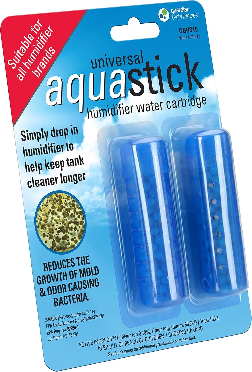 image:imagePureGuardian Aquastick Universal Genuine Guardian Technologies Antimicrobial Humidifier Treatment Ultrasonic amp Evaporative Fits All Brands Reduces Odors 4 Count Two Packs of Two GGHS152PK2 Count
