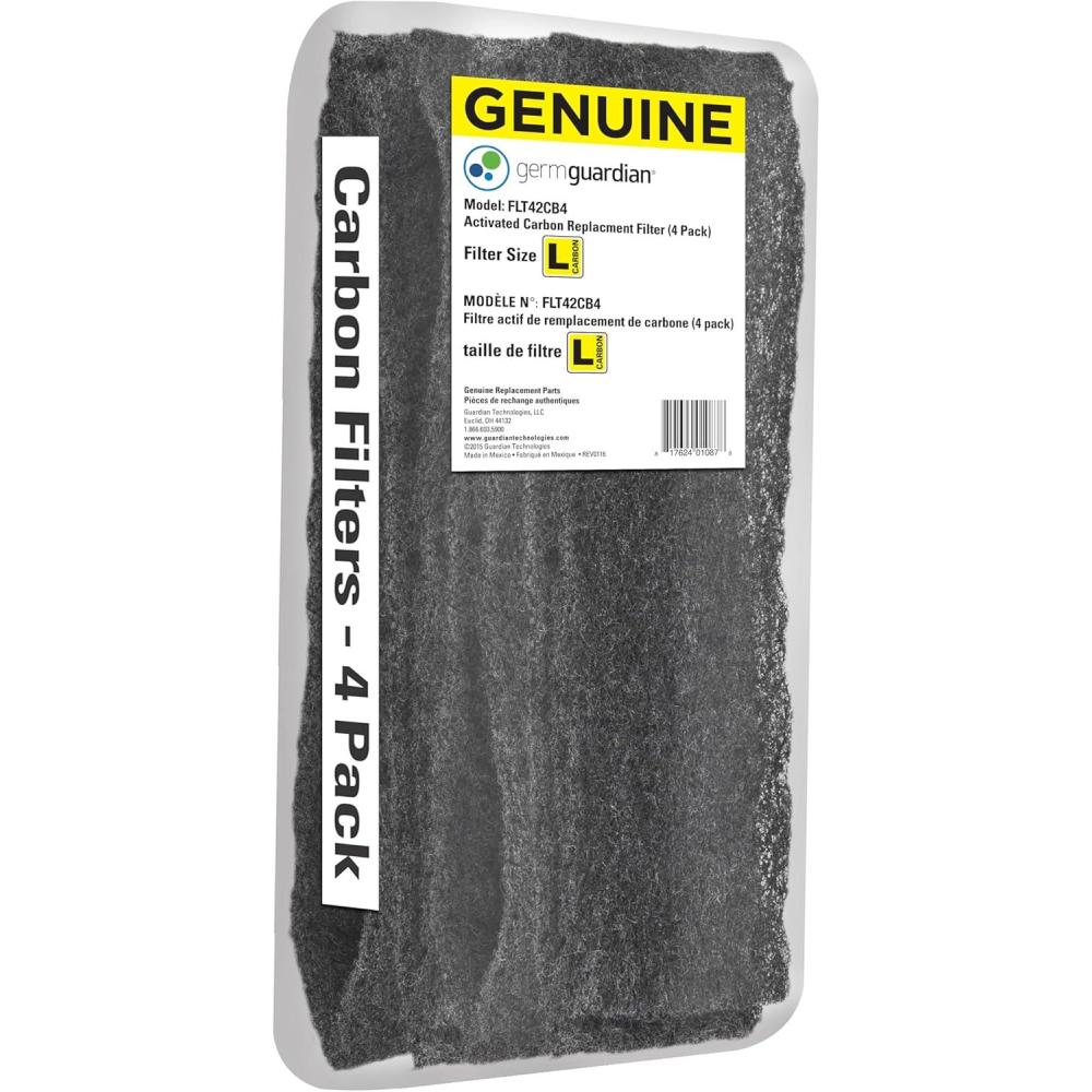 image:imageGermGuardian FLT42CB4 Genuine Carbon Filter Replacements for Germ Guadian AC4200W Air Purifier