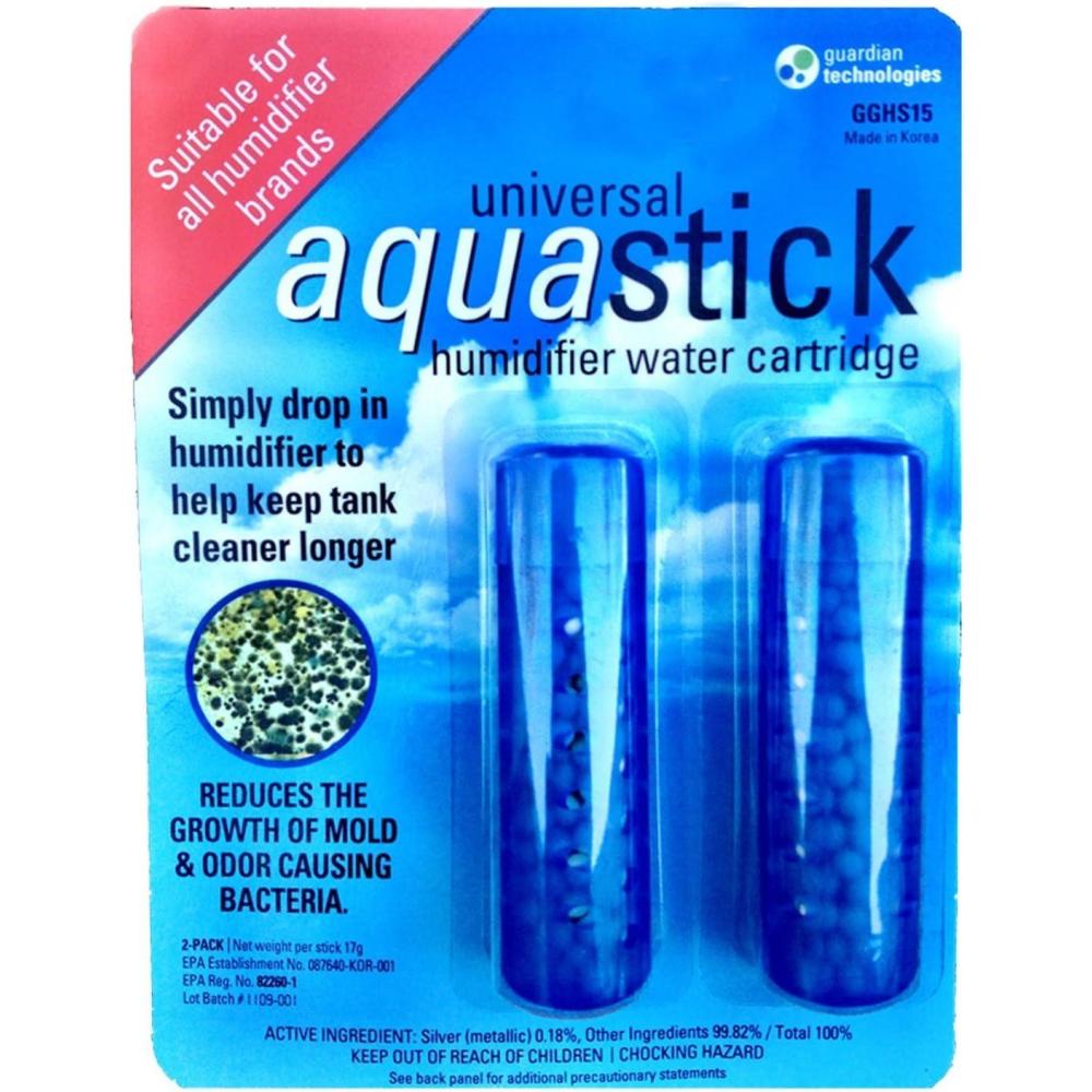 image:imagePureGuardian Aquastick Universal Genuine Guardian Technologies Antimicrobial Humidifier Treatment Ultrasonic amp Evaporative Fits All Brands Reduces Odors 4 Count Two Packs of Two GGHS152PK2 Count