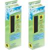 image:imageGermGuardian HEPA Pure Genuine Air Purifier Filter B Removes 9997 of Pollutants Wildfire Smoke Odors for AC4825 AC4300 AC4900 AC4880 AC4850 CDAP4500 2Pack BlackYellow FLT48252PK5 x 16 x 2