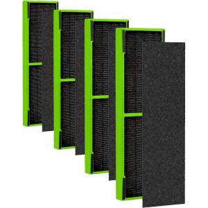 GermGuardian Air Filter B, Genuine Toxin Clear HEPA Replacement Air Purifier Filter, Removes 99.97% of Pollutants, Common VOCs, Household Toxins, AC4825, AC4300, AC4880, AC4900, CDAP4500, FLT4825VO(4.8″ x 15.8″ x 1.3″ (Pack of 4))