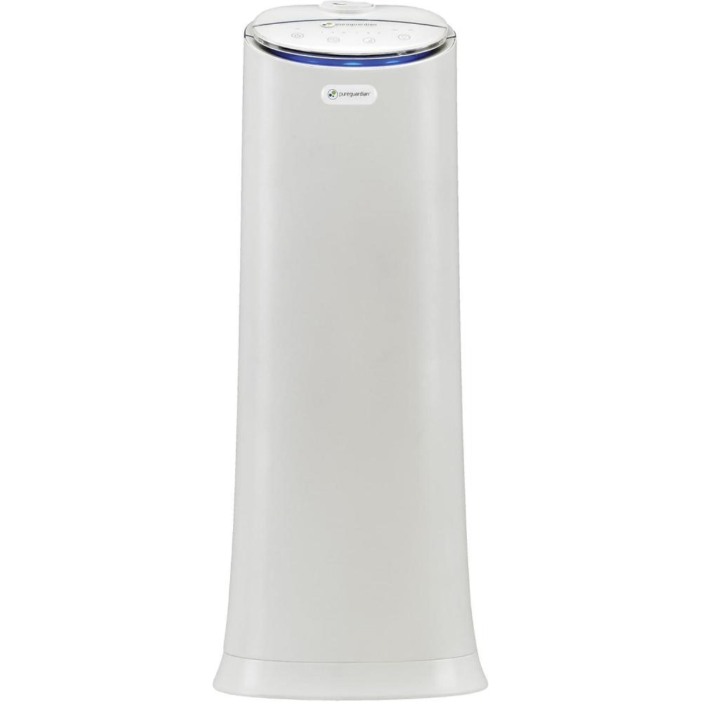 image:imagePureGuardian 15 Gallon Ultrasonic Warm and Cool Mist Humidifier with Aromatherapy Tray 100Hour Run Time on Low Covers 460 Sq Ft 3 Speeds Auto Shut Off Low Water Indicator White H3250WCA