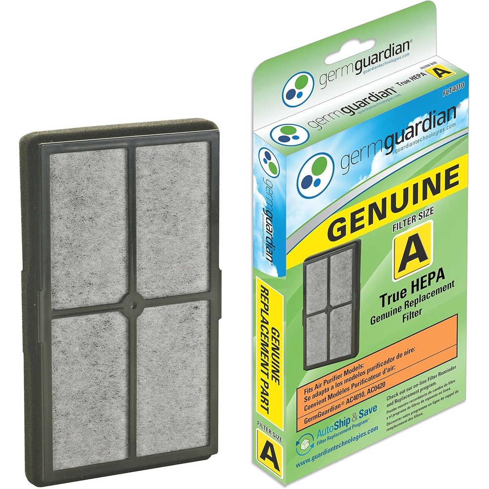 image:imageGermGuardian Filter A HEPA Pure Genuine Air Purifier Replacement Filter Removes 9997 of Pollutants for AC4010 AC4020 Air Purifiers Gray FLT4010