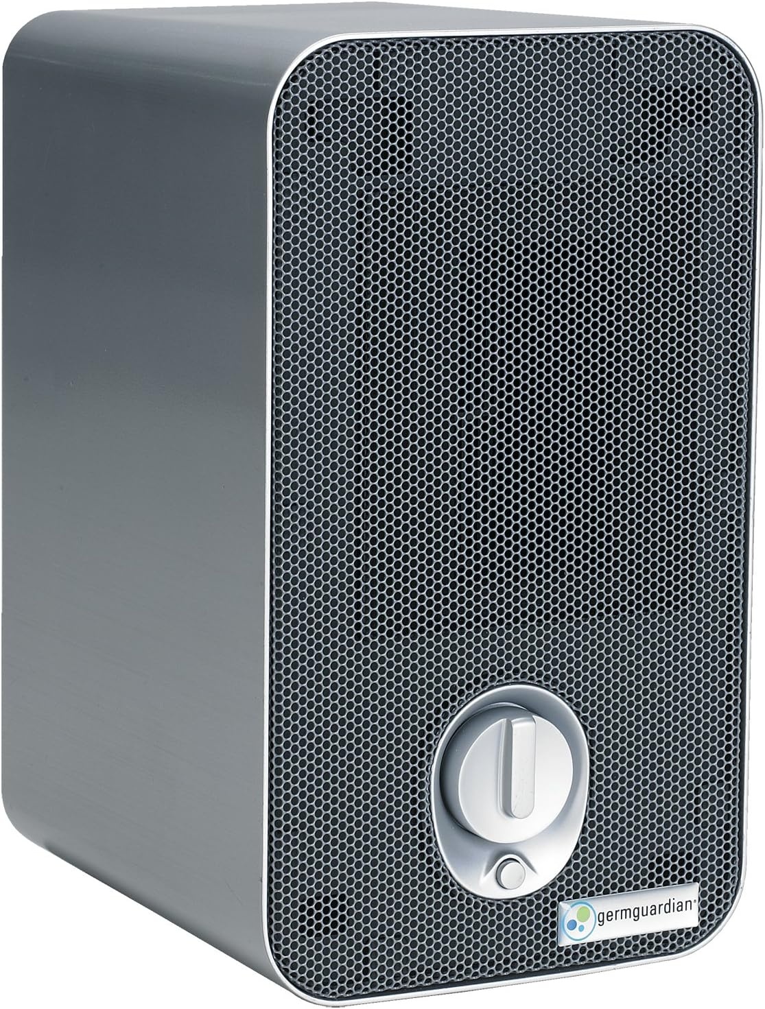 image:imageGermGuardian Air Purifier for Home with HEPA Filter Removes 9997 of Pollutants Covers up to 375 Sq Foot Room in 1 Hr UVC Light Helps Reduce Germs Zero Ozone Verified 11 Silver AC4100CA2 Count Pack of 1