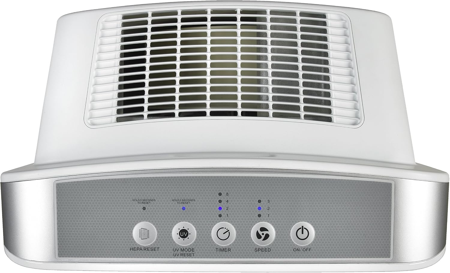 image:imageGermGuardian HEPA Air Purifier for Home Large Rooms up to 1760 Sq Ft with HEPA Air Filter amp UVC Light Zero Ozone Verified AC5900WCA White