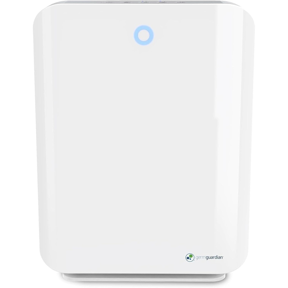 image:imageGermGuardian HEPA Air Purifier for Home Large Rooms up to 1760 Sq Ft with HEPA Air Filter amp UVC Light Zero Ozone Verified AC5900WCA White